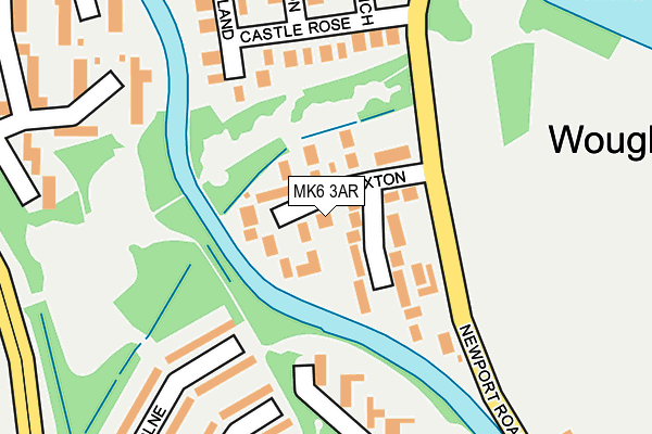 MK6 3AR map - OS OpenMap – Local (Ordnance Survey)