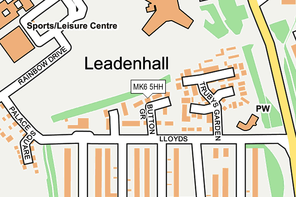 MK6 5HH map - OS OpenMap – Local (Ordnance Survey)