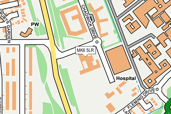 MK6 5LR map - OS OpenMap – Local (Ordnance Survey)