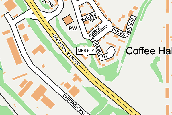 MK6 5LY map - OS OpenMap – Local (Ordnance Survey)