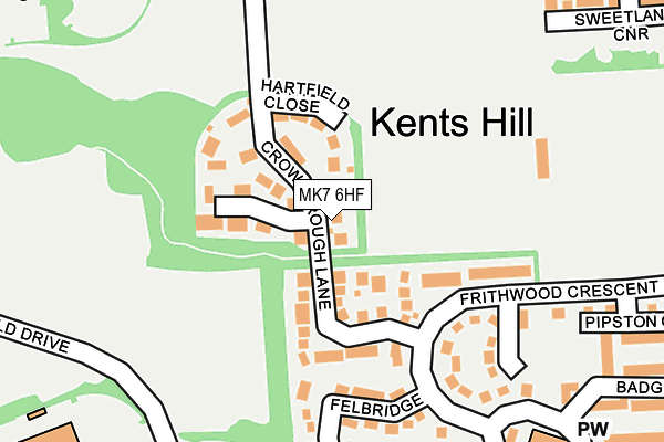 MK7 6HF map - OS OpenMap – Local (Ordnance Survey)