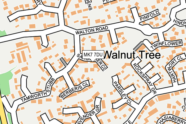 MK7 7DU map - OS OpenMap – Local (Ordnance Survey)