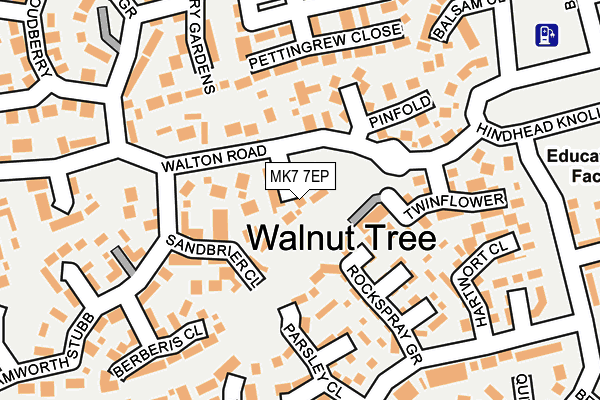 MK7 7EP map - OS OpenMap – Local (Ordnance Survey)