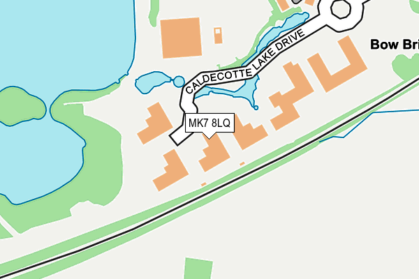 MK7 8LQ map - OS OpenMap – Local (Ordnance Survey)