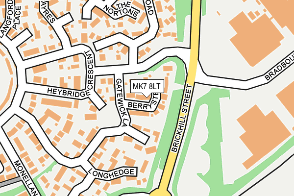 MK7 8LT map - OS OpenMap – Local (Ordnance Survey)
