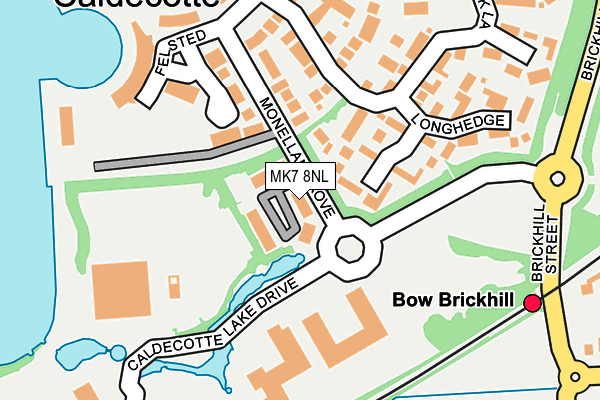 MK7 8NL map - OS OpenMap – Local (Ordnance Survey)