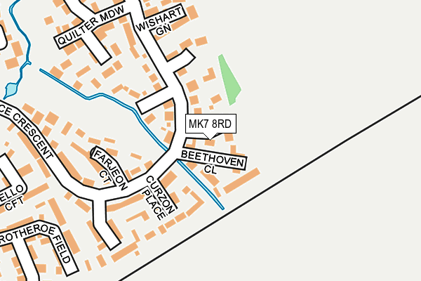 MK7 8RD map - OS OpenMap – Local (Ordnance Survey)