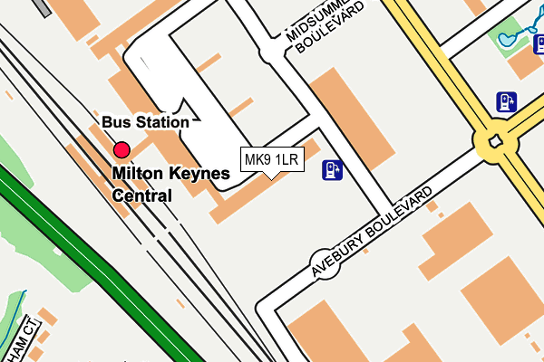 Map of BRUCE DEVELOPMENTS MK LIMITED at local scale