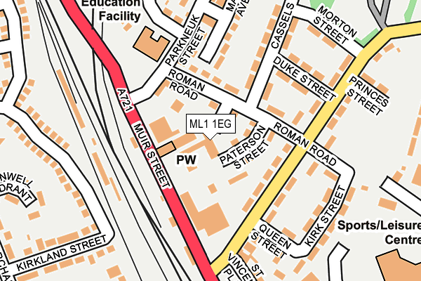 ML1 1EG map - OS OpenMap – Local (Ordnance Survey)