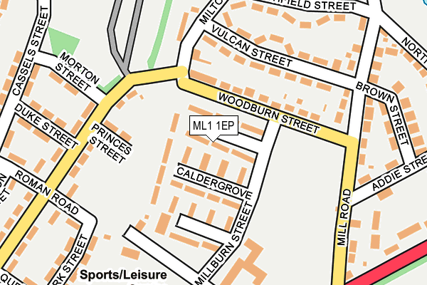 ML1 1EP map - OS OpenMap – Local (Ordnance Survey)