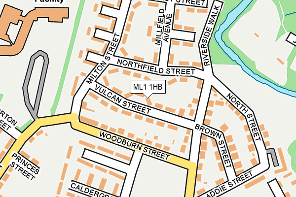 ML1 1HB map - OS OpenMap – Local (Ordnance Survey)