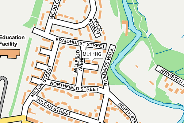 ML1 1HG map - OS OpenMap – Local (Ordnance Survey)