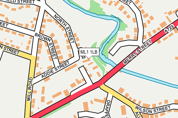 ML1 1LB map - OS OpenMap – Local (Ordnance Survey)