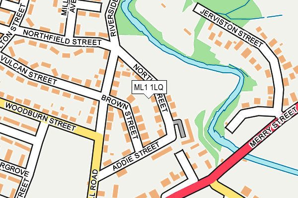 ML1 1LQ map - OS OpenMap – Local (Ordnance Survey)