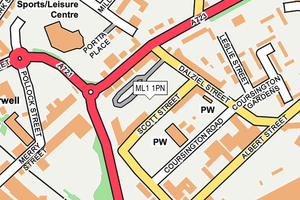 Map of BERMONT LIMITED at local scale