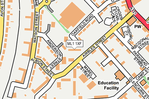 Map of AIRBLES STREET STORES LTD at local scale