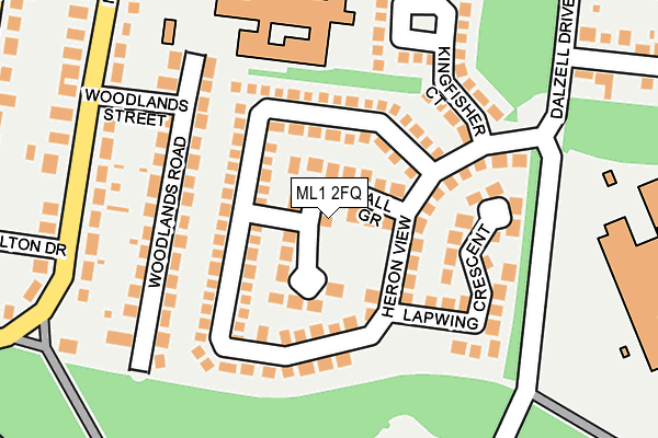 ML1 2FQ map - OS OpenMap – Local (Ordnance Survey)