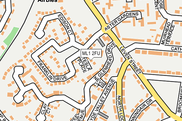 ML1 2FU map - OS OpenMap – Local (Ordnance Survey)