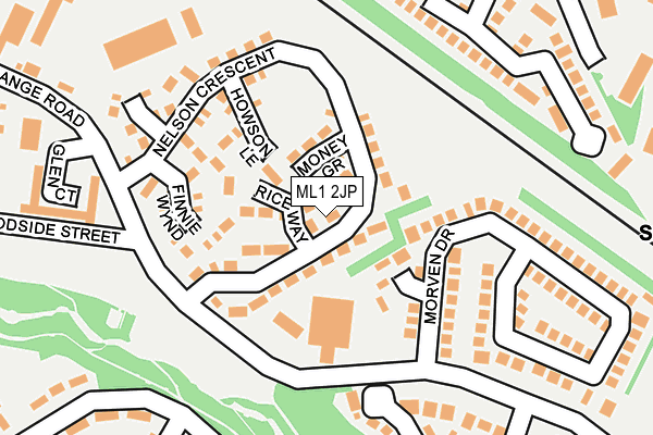 ML1 2JP map - OS OpenMap – Local (Ordnance Survey)
