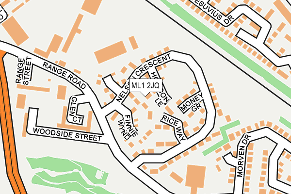 ML1 2JQ map - OS OpenMap – Local (Ordnance Survey)
