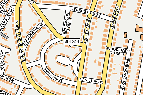 ML1 2QH map - OS OpenMap – Local (Ordnance Survey)