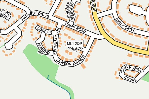 ML1 2QP map - OS OpenMap – Local (Ordnance Survey)