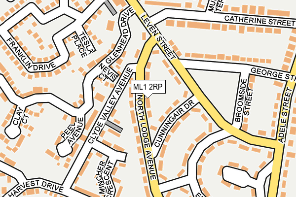 ML1 2RP map - OS OpenMap – Local (Ordnance Survey)