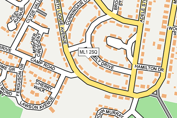 ML1 2SQ map - OS OpenMap – Local (Ordnance Survey)