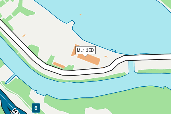 ML1 3ED map - OS OpenMap – Local (Ordnance Survey)