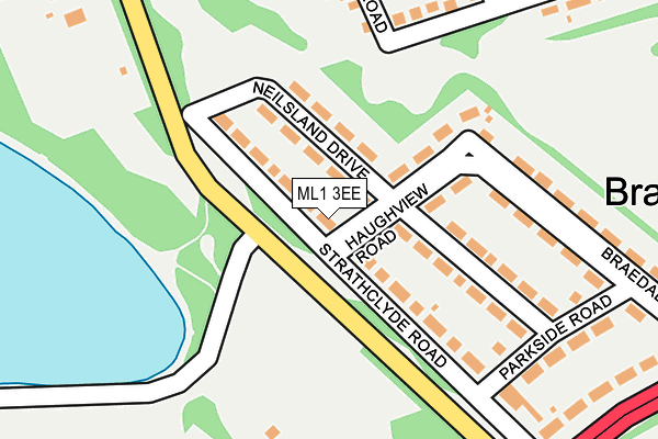 ML1 3EE map - OS OpenMap – Local (Ordnance Survey)