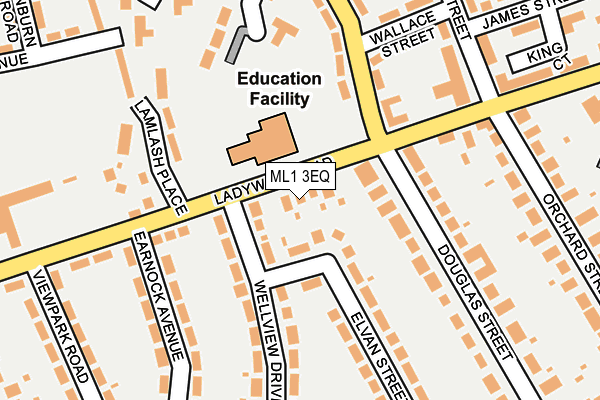 ML1 3EQ map - OS OpenMap – Local (Ordnance Survey)