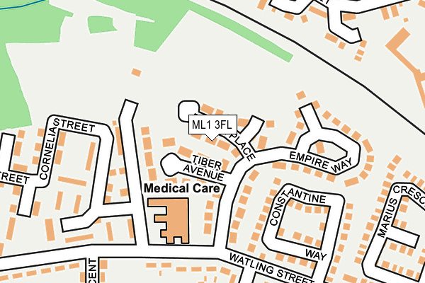ML1 3FL map - OS OpenMap – Local (Ordnance Survey)