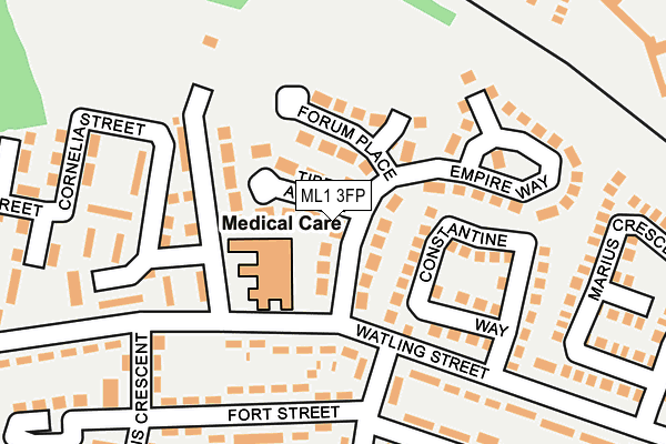 ML1 3FP map - OS OpenMap – Local (Ordnance Survey)