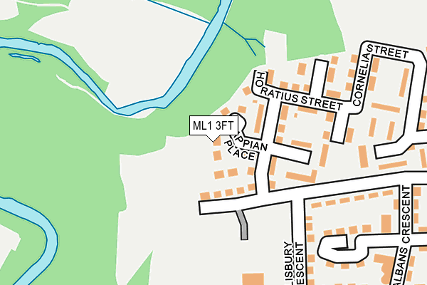 ML1 3FT map - OS OpenMap – Local (Ordnance Survey)
