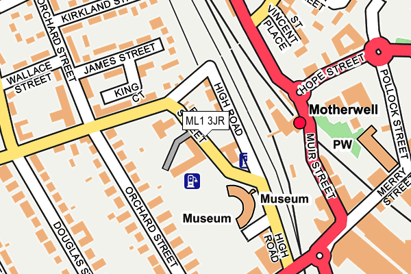 ML1 3JR map - OS OpenMap – Local (Ordnance Survey)