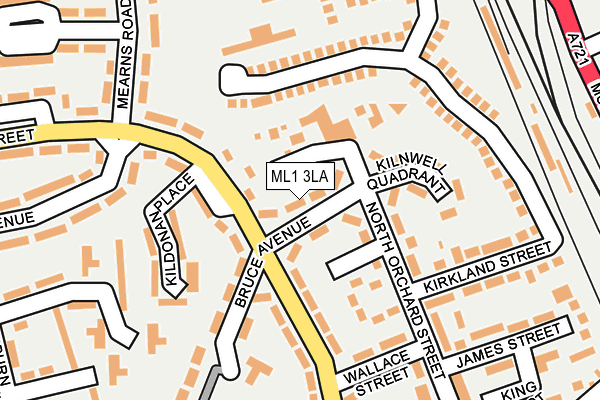 ML1 3LA map - OS OpenMap – Local (Ordnance Survey)