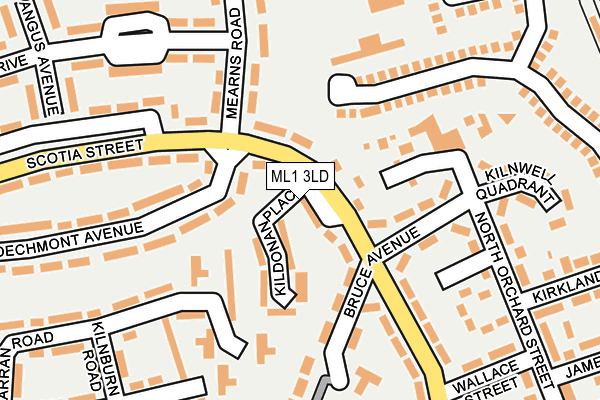 ML1 3LD map - OS OpenMap – Local (Ordnance Survey)