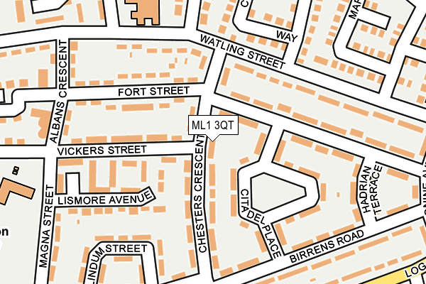 ML1 3QT map - OS OpenMap – Local (Ordnance Survey)