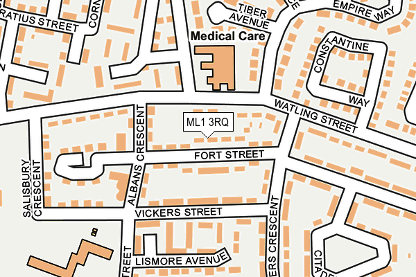 ML1 3RQ map - OS OpenMap – Local (Ordnance Survey)