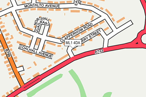 ML1 4DA map - OS OpenMap – Local (Ordnance Survey)