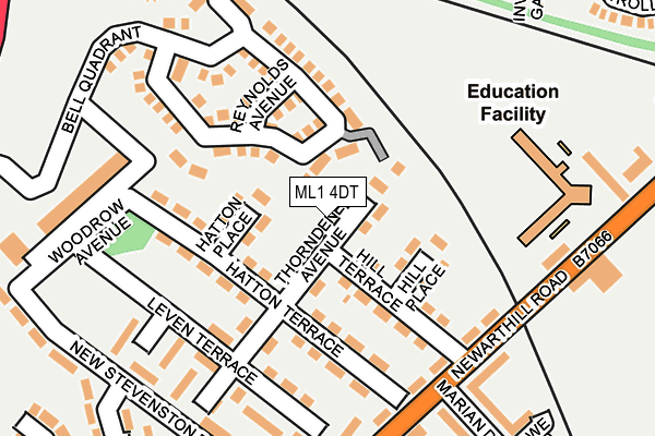 Map of THISTLE INN 2023 LTD at local scale