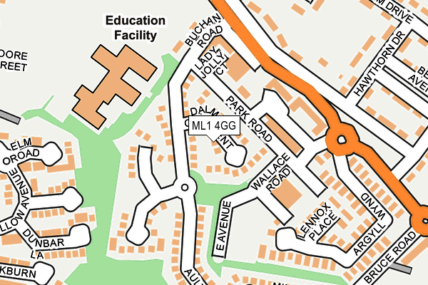 Map of EESA TRADERS LTD at local scale