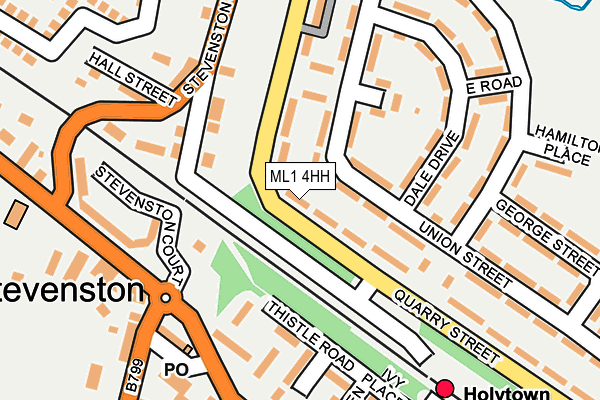 ML1 4HH map - OS OpenMap – Local (Ordnance Survey)