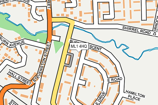 ML1 4HQ map - OS OpenMap – Local (Ordnance Survey)