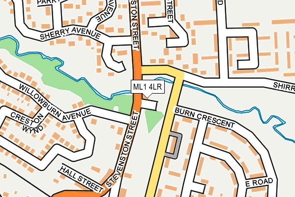 ML1 4LR map - OS OpenMap – Local (Ordnance Survey)