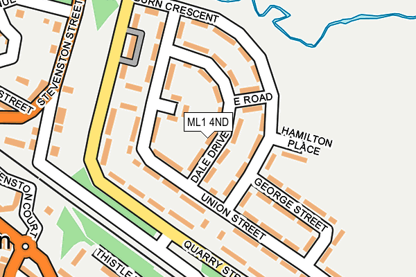 ML1 4ND map - OS OpenMap – Local (Ordnance Survey)