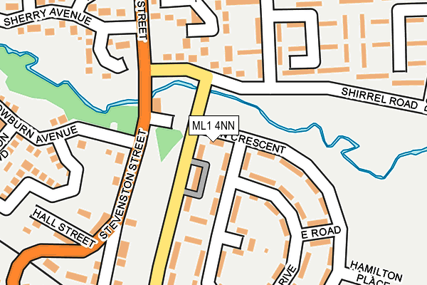 ML1 4NN map - OS OpenMap – Local (Ordnance Survey)