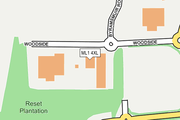 ML1 4XL map - OS OpenMap – Local (Ordnance Survey)