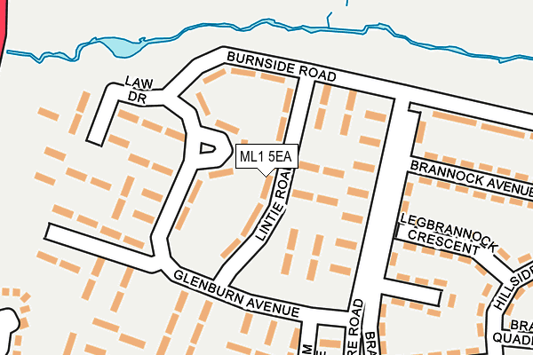 ML1 5EA map - OS OpenMap – Local (Ordnance Survey)