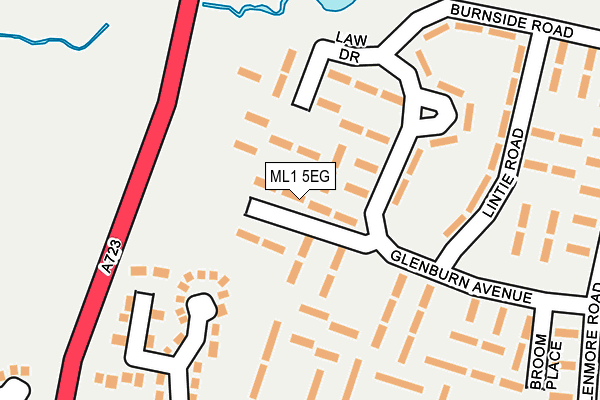 ML1 5EG map - OS OpenMap – Local (Ordnance Survey)